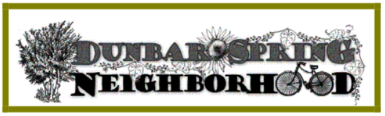 Dunbar/Spring Neighborhood logo